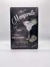 Blechschild Cocktail Margarita