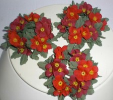 3 x Kerzenring  versch./f