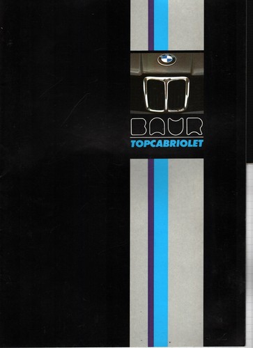 Prospekt tuning baur bmw - prospekt,