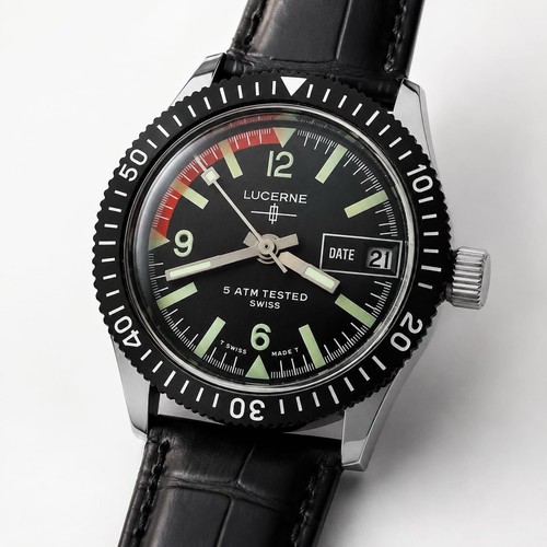 Lucerne vintage herrenuhr - vintage,