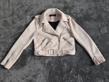 Zara Basic Jacke Damen S Rosa Biker