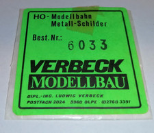 Verbeck H0  Best.Nr.:  6033