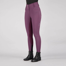 Euro-Star Dark Berry 34 Reithose Damen ESIndigo Glam F-Grip FS 2022 Vollbesatz