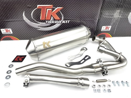 Edelstahl auspuff turbo kit - edelstahl,
