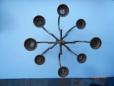 Hänge-Kerzenleuchter, 8 flammig, schweres ME Guss-Metall, sehr repräsentativ!