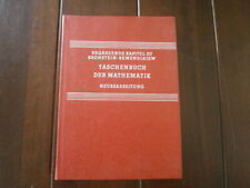 Bronstein, Semendjajew: "Ergänzende Kapitel zum Taschenbuch der Mathematik" 1979
