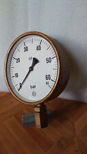 Antikes Manometer 0–63 bar – Marke JCE – mit DIN-Logo – aus Sammlungsauflösung