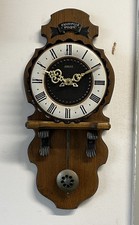 Tempus Fugit Hübsche Meister Anker Pendeluhr Wanduhr Uhr Batteriebetrieben #UHR2