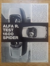 Alfa Romeo Duetto Spider Pininfarina, sw, Test, 1966