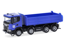 Herpa 960021 Scania XT17 mit Meiler Kipper 4 achsig Hochtief 1:87