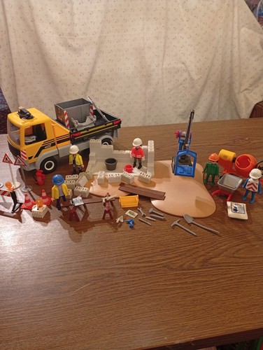 Playmobil baustelle haus mit - haus,