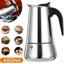 Espressokocher Edelstahl