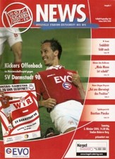 Kickers Offenbach-SV Darmstadt 2004/2005 04/05 Stadionzeitung--Fans-DFB-Regional