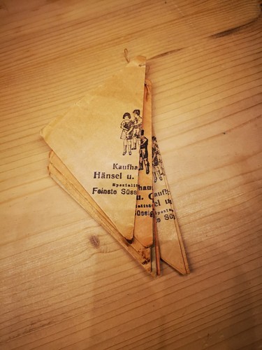 Antike kleine papier tüten - papier,