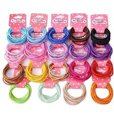 100 Stück Kinder Damen Haargummis elastische Haargummis Haarband Zopfgummi 