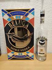 Vodka Beluga Noble Russian Vodka ExportLeereFlasche 1.0L Mit Seltener Verpackung