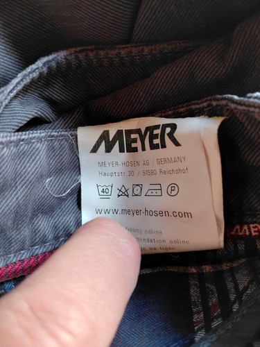 Meyer schwarze unterfütterte - schwarze,
