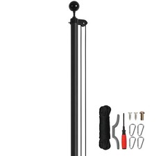 7,55m Abnehmbarer Fahnenmast