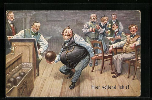 Künstler arthur thiele - künstler-ak,