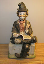 Porzelan Figur mit Melody in Motion Penner Willi liest. Dreht den Kopf und Fuß