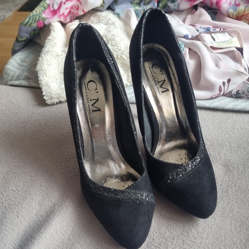 High heels schwarz - schwarz, faux