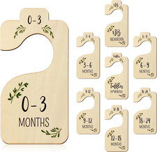 8 Holz-Baby-Garderobentrenner