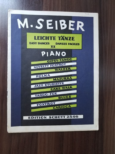 Klaviernoten seiber leichte - klaviernoten, m.seiber