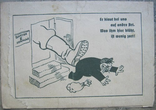 Feldpostbrief mit kohlenklau - mit,