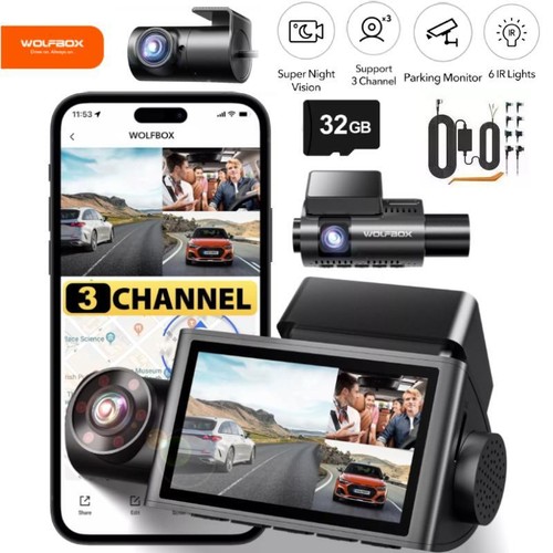 Wolfbox dashcam kanal - 4k, 3