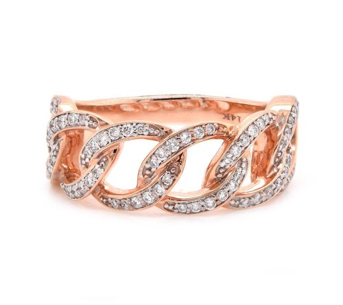 Karat rotgold diamant kreis - rotgold,