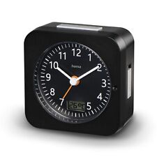Hama Funkwecker Wecker Funkuhr DCF MULTI Analog Digital Kalender Snooze Schwarz