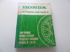 Honda CB750F2 CB750K7 1978 Werkstatt-Handbuch Reparaturanleitung Shop Manual