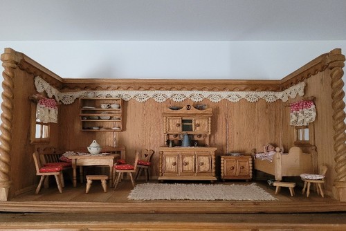 Puppenstube handgefertigt - puppenstube,