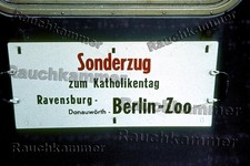 DB Zuglaufschild  Berlin 1980