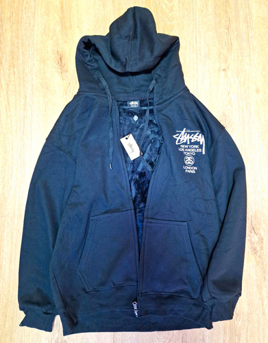 Stüssy world tour zipper - stüssy, zip