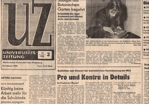 Ddr universitäts zeitung - universitäts,