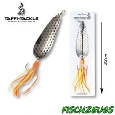 Taffi Tackle Doppelblatt Blinker Octopus Spoon Wels Waller Drillingshaken 90g