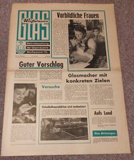 Weißwasser Glas Betriebszeitung der Glasindustrie 8. Jubi 1963, Bärenhütte..
