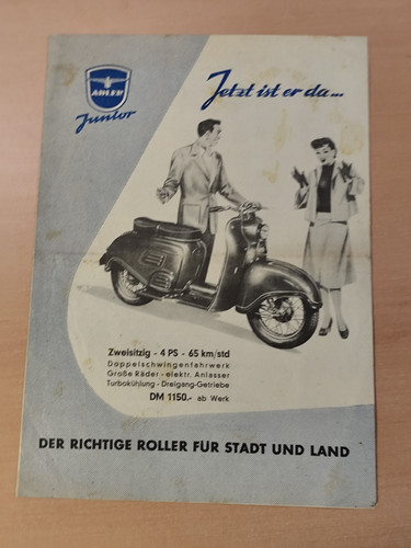Adler junior motorroller - adler,