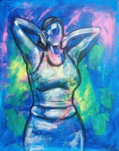 Mollige frau fitness - mollige, xl
