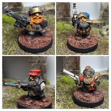 Space Dwarfs Squats Rogue Trader Warhammer Citadel 40000 40k Bob Olley Painted