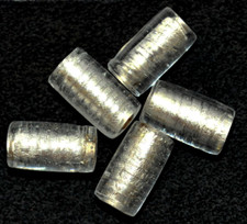 DIVERSE SILBERFOLIE GLASPERLEN RAUTEN UND WALZEN