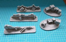 WARHAMMER TABLETOP - TERRAIN GELÄNDE TONNEN MAUER KISTEN REIFEN RATTEN RESIN 