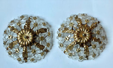 2 Deckenlampen Kristall