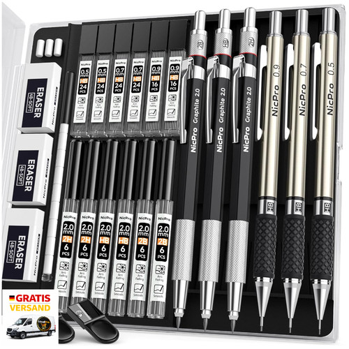 Druckbleistift set stück - druckbleistift, 6