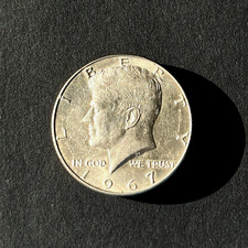 1 Münze Kennedy  1967 Half