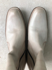 MOMA Stiefeletten 1x getragen Gr. 37 (fallen grösser aus) Leder Horse off white