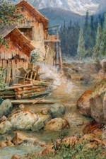 Aquarell / Gouache Franz Demel