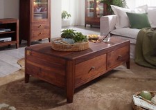 Couchtisch dunkel 2 Schubladen