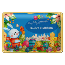 Blechschild Ostern